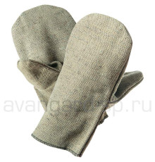 Рукавицы брезентовые с брезентовыми наладонниками ОП (550г/м2)