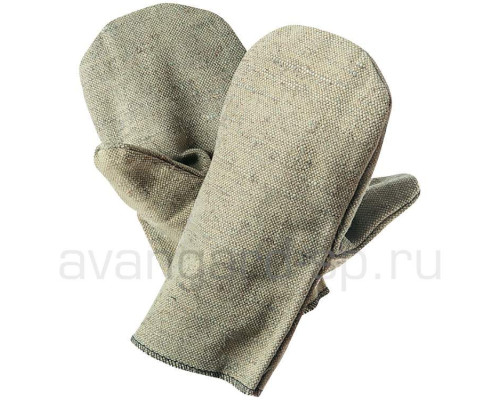 Рукавицы брезентовые с брезентовыми наладонниками ОП (550г/м2)