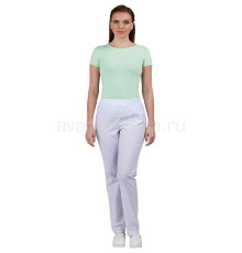 Брюки медицинские женские белые