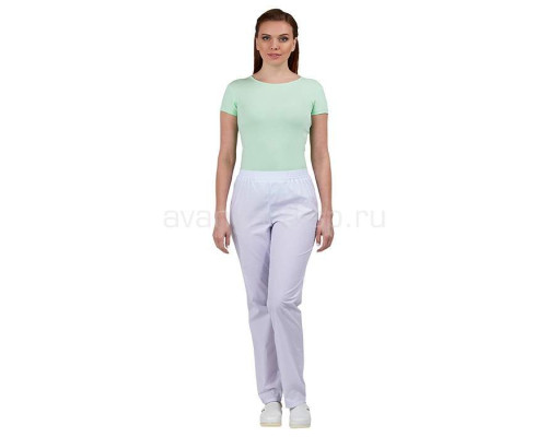 Брюки медицинские женские белые
