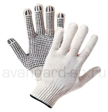 Перчатки х/б с ПВХ эконом