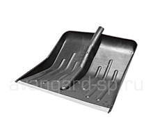 Лопата снегоуборочная пластиковая с оцинкованной планкой