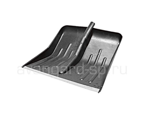 Лопата снегоуборочная пластиковая с оцинкованной планкой