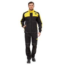 Куртка “Старт” черный с желтым