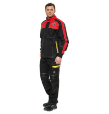 Куртка “Старт” черный-красный