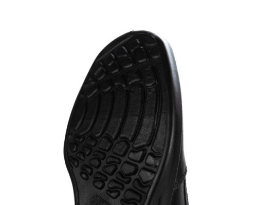 Туфли женские из натуральной кожи цвет черный