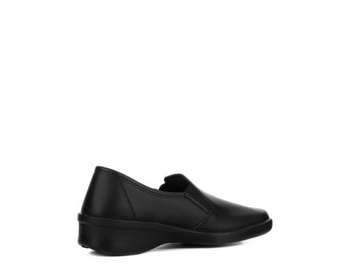 Туфли женские из натуральной кожи цвет черный