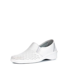 Туфли женские бесподкладочные с мелкой перфорацией 02-12w