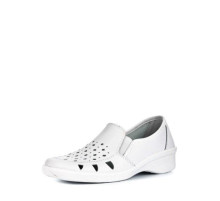 Туфли женские бесподкладочные с крупной перфорацией