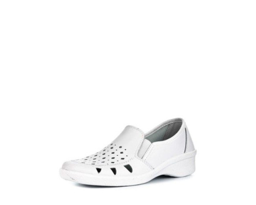 Туфли женские бесподкладочные с крупной перфорацией