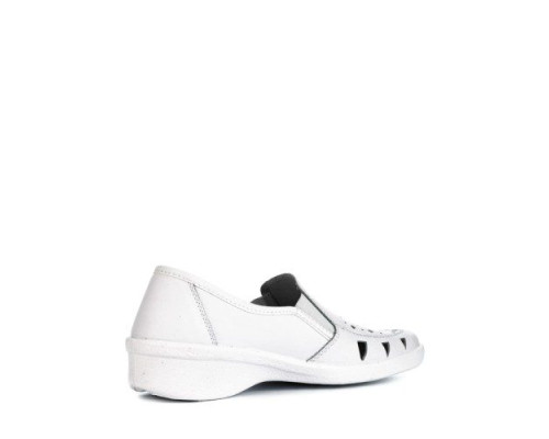 Туфли женские бесподкладочные с крупной перфорацией