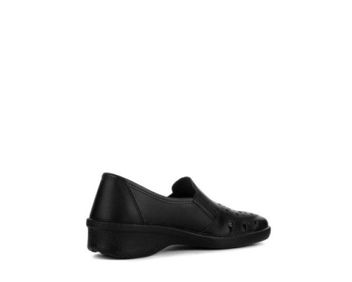 Туфли женские бесподкладочные цвет чёрный 02-13b