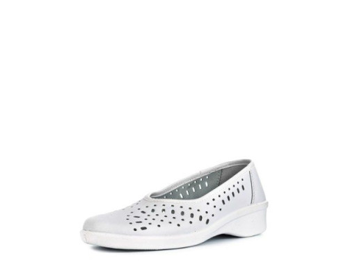 Туфли женские бесподкладочные цвет белый 02-14w