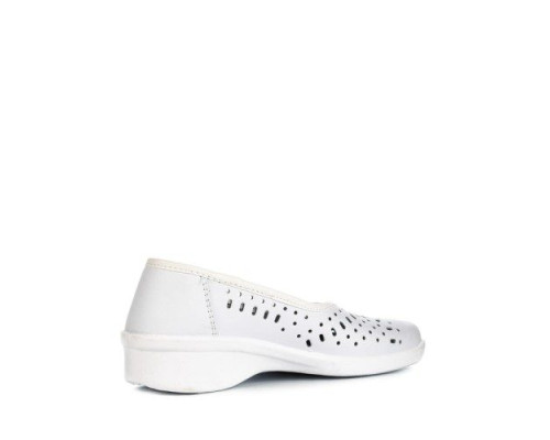 Туфли женские бесподкладочные цвет белый 02-14w