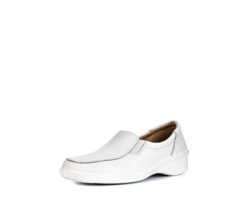 Туфли женские с натуральной подкладкой цвет белый 02-15w