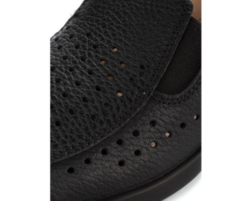 Туфли женские  с натуральной подкладкой цвет чёрный 02-16b