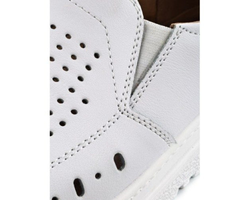 Туфли мужские из натуральной кожи с перфорацией цвет белый