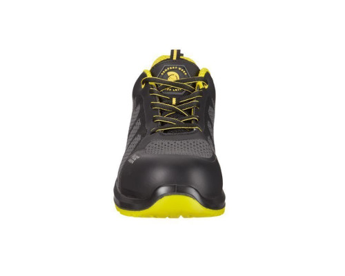 Полуботинки “Капер”, цв. чёрно-жёлтый, КП, ПУ/ПУ