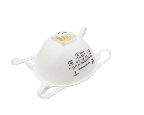 Респиратор-полумаска чашеобразный О2 2111 — FFP1 NR D c клапаном выдоха