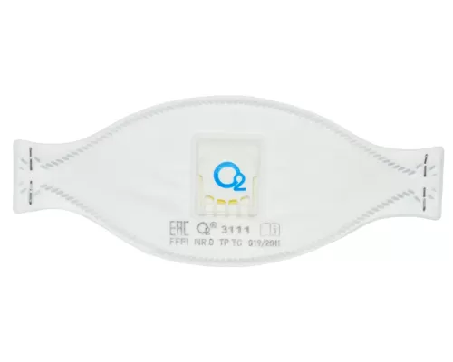 Респиратор-полумаска трехпанельный О2 3111 – FFP1 NR D с клапаном выдоха