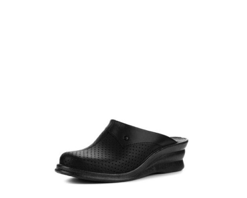 Сабо женские на высоком подъеме цвет чёрный 50-06b