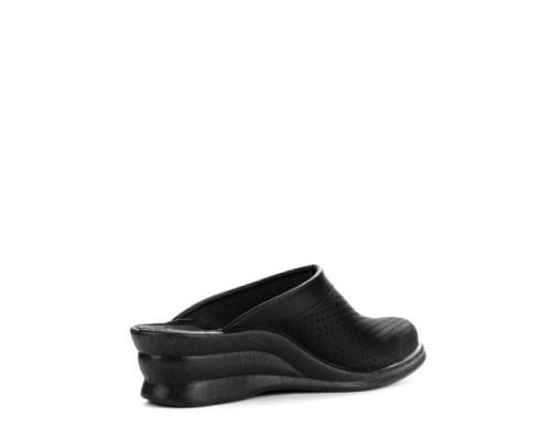 Сабо женские на высоком подъеме цвет чёрный 50-06b