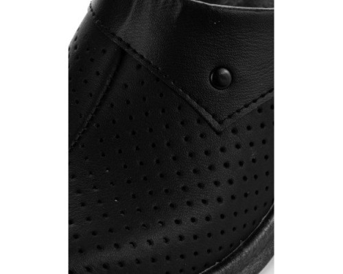 Сабо женские на высоком подъеме цвет чёрный 50-06b