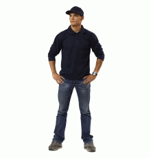 Рубашка длинный рукав поло