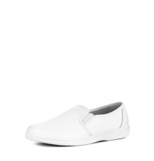 Туфли мужские из натуральной кожи на ПВХ подошве цвет белый