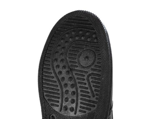 Туфли мужские из натуральной кожи на ПВХ подошве цвет чёрный