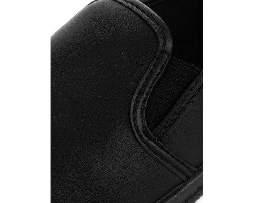 Туфли мужские из натуральной кожи на ПВХ подошве цвет чёрный