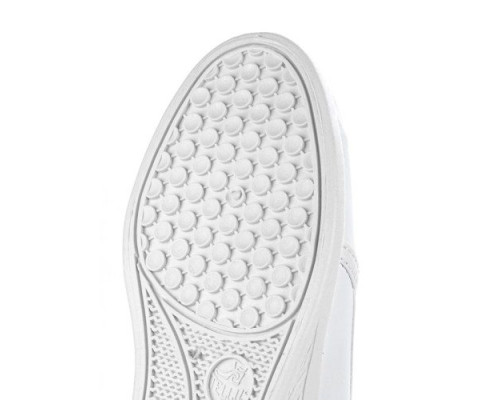 Туфли женские на ПВХ подошве цвет белый 55-02w