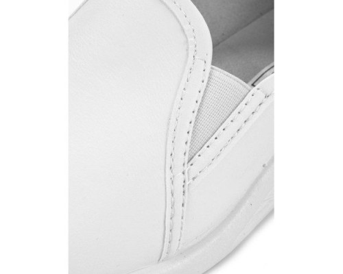 Туфли женские на ПВХ подошве цвет белый 55-02w