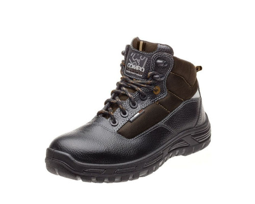 Ботинки “Бустер”, чёрно-коричневый, КП, ПУ 175152