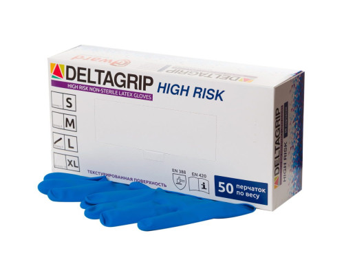 Deltagrip High Risk Высокопрочные латексные перчатки HighRisk