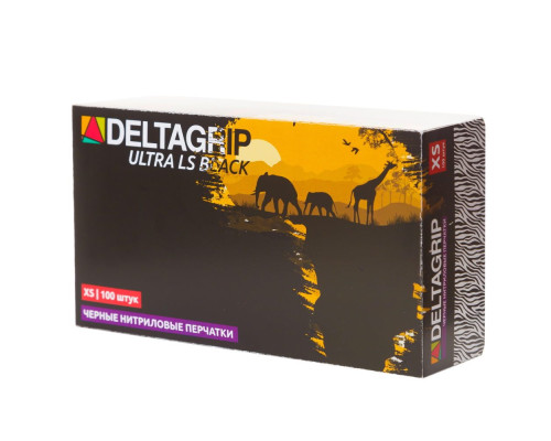 Чёрные нитриловые многофункциональные перчатки