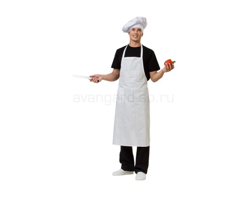 Фартук повара бязевый (белый) 014236