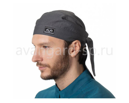 Головной убор “Бандана” серый меланж