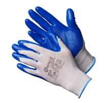 Перчатки из нейлона с нитриловым покрытием