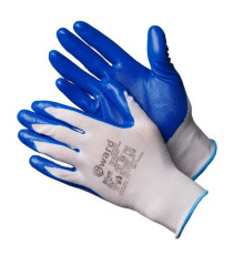 Перчатки из нейлона с нитриловым покрытием