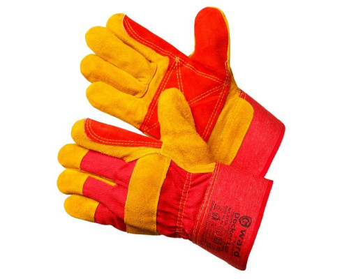 Gward Docker Lux спилковые комбинированные перчатки с усилением