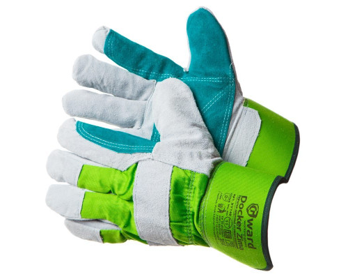 Gward Docker Zima зимние спилковые перчатки с накладкой и микроволокнистым утеплителем