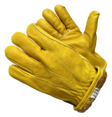 Gward Force GOLD Zima Утеплённые цельнокожанные перчатки XY280