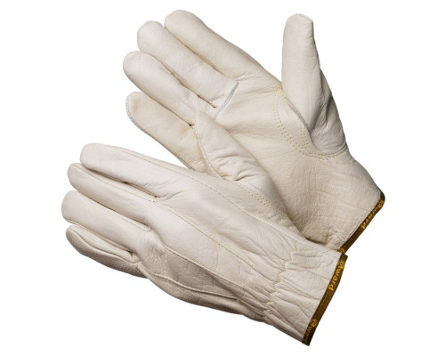 Gward Force Кожаные анатомические перчатки серые XY276