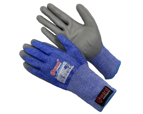 Противопорезные перчатки 5-го класса с полиуретаном