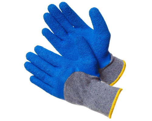 Gward Stoun Plus перчатки хлопчатобумажные, глубоко залитые текстурированным латексом