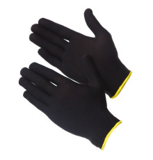 Gward Touch Black Чистые нейлоновые перчатки NP 1001