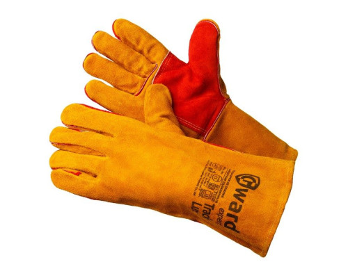 Gward Track Lux Краги сварщика оранжевые усиленные с подкладкой XY240