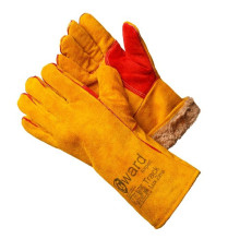 Gward Track Lux Zima Спилковые усиленные краги с утеплением XY241