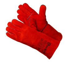 Gward Track Красные краги сварщика с подкладкой XY075